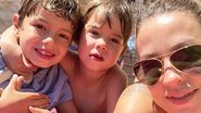 Luana Piovani com os filhos Dom e Bem - Instagram/Reprodução
