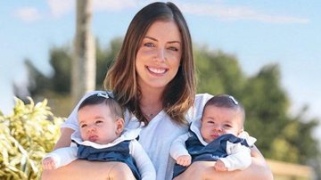 Fabiana Justus com as filhas Chiara e Sienna - Instagram/Reprodução