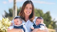 Fabiana Justus com as filhas Chiara e Sienna - Instagram/Reprodução
