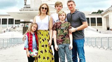 Angélica e Huck levam a família ao Santuário de Fátima - Reprodução Instagram