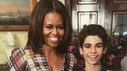 Michelle Obama e Cameron Boyce criança - Reprodução/Instagram