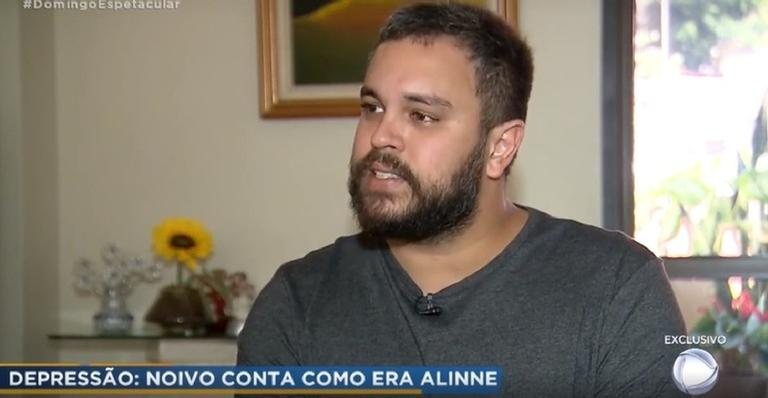 Ex-noivo de Alinne Araújo, Orlando Costa Júnior - Reprodução/Record TV