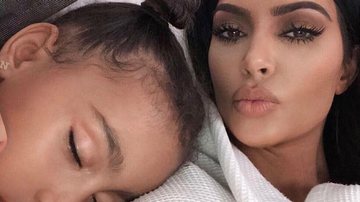 Kim Kardashian e North West - Reprodução/Instagram