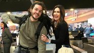 Túlio Gadêlha e Fátima Bernardes em aeroporto - Reprodução/Instagram