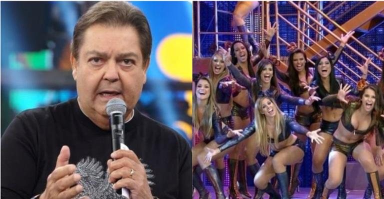 Faustão e bailarinas - Reprodução / TV Globo