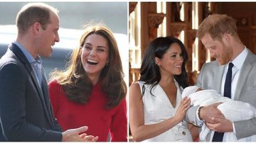 Príncipe William e Kate Middleton, Meghan Markle e Príncipe Harry - Reprodução/Instagram