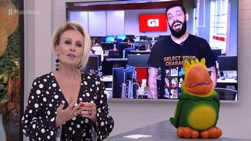 Ana Maria Braga, Louro José e Cauê Fabiano - Reprodução / Globo