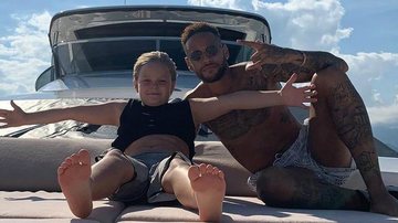 Davi Lucca e Neymar Jr. - Reprodução/Instagram