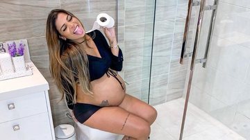 Evelyn Regly, grávida de 38 semanas - Instagram/Reprodução