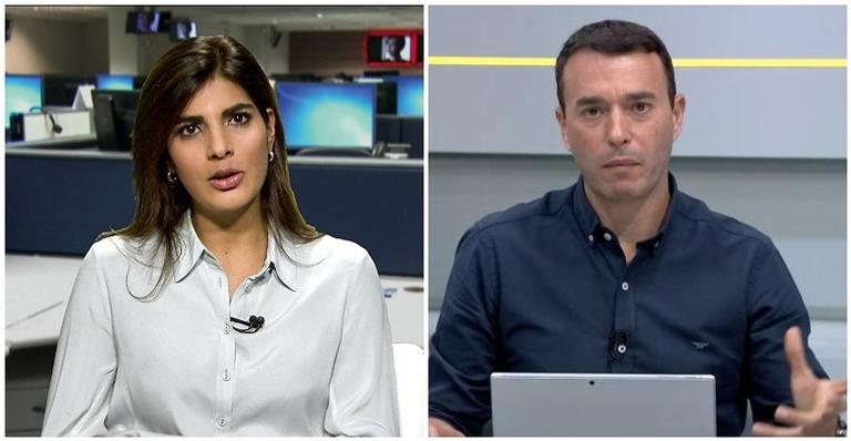 Andréia Sadi e André Rizek - TV Globo/Reprodução