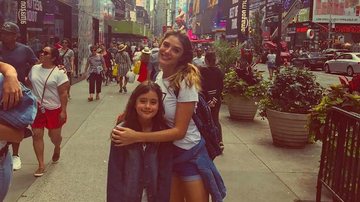 Rafa Brites e sobrinha Miranda em NY - Reprodução/Instagram