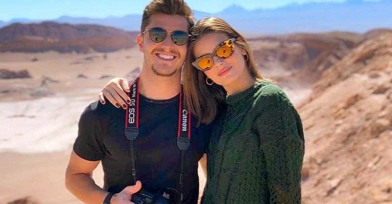 Klebber Toledo e Camila Queiroz no Deserto do Atacama - Instagram/Reprodução