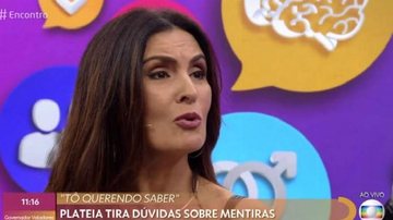 Apresentadora descobre história inusitada no matinal - Reprodução/TV Globo