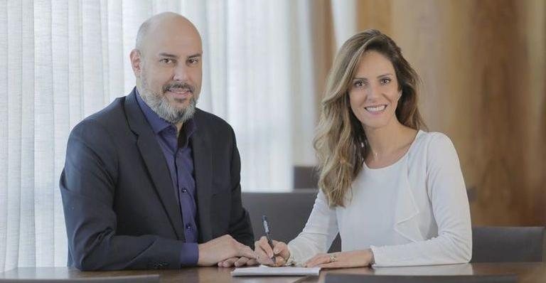 Douglas Tavolaro, CEO da CNN Brasil, e Monalisa Perrone - Reprodução/Instagram