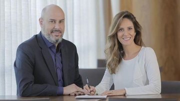 Douglas Tavolaro, CEO da CNN Brasil, e Monalisa Perrone - Reprodução/Instagram