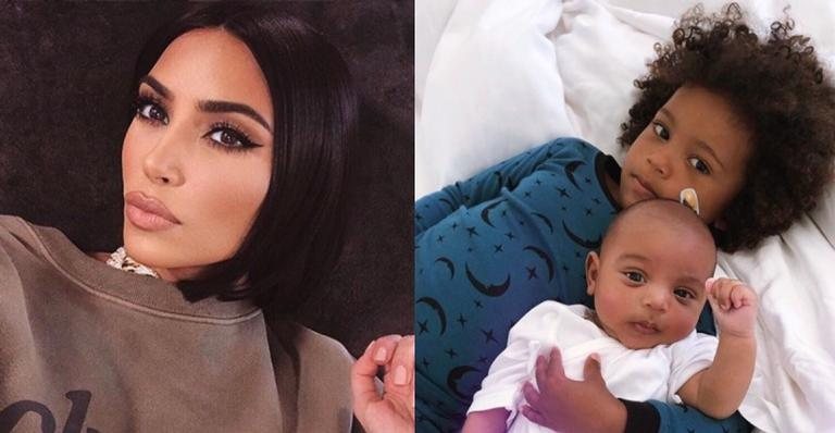 Kim Kardashian compartilha clique único do filho caçula, Psalm, ao lado do irmão - Foto/Destaque Instagram