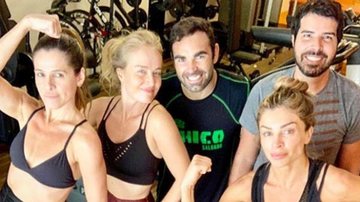Luciano Huck, Angélica, Grazi Massafera, Ingrid Guimarães e Chico Salgado - Reprodução/Instagram
