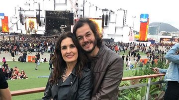 Fátima Bernardes e Túlio Gadelha no Rock in Rio 2019 - Instagram/Reprodução