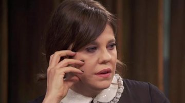 Bárbara Paz se emociona ao lembrar morte do marido: ''Odiaria que eu estivesse chorando'' - Reprodução/Globo