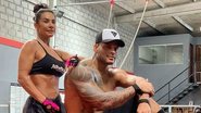 Scheila Carvalho e Tony Salles treinando juntos - Reprodução/Instagram