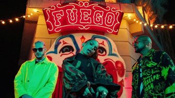 DJ Snake, Anitta e Sean Paul no clipe Fuego - Reprodução/Youtube