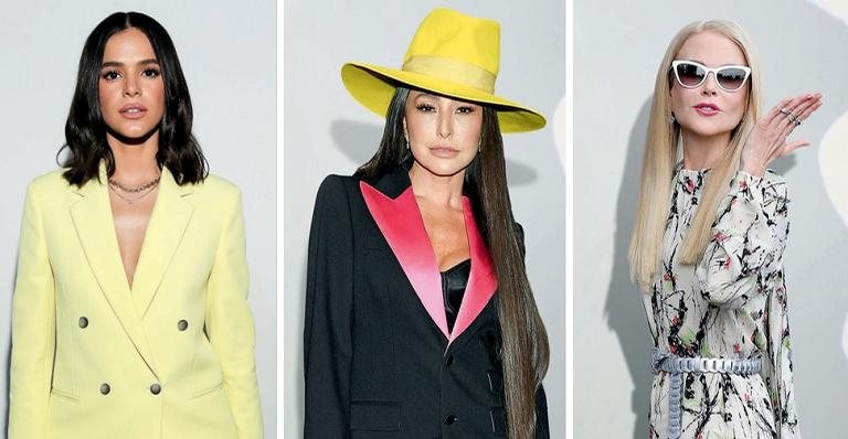 Bruna Marquezine (Boss), Sabrina Sato (Dolce & Gabbana) e Nicole Kidman - Getty Images