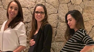 Tatá Werneck reproduz clique de infância com amigas grávidas - Reprodução/Instagram