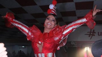 Viviane Araujo é Rainha de Bateria da escola de samba carioca, Salgueiro - Anderson Borde/Agnews