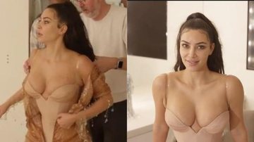 Kim Kardashian investe em vestido sensual e colado para o MET Gala 2019 - Foto/Reprodução KUWTK