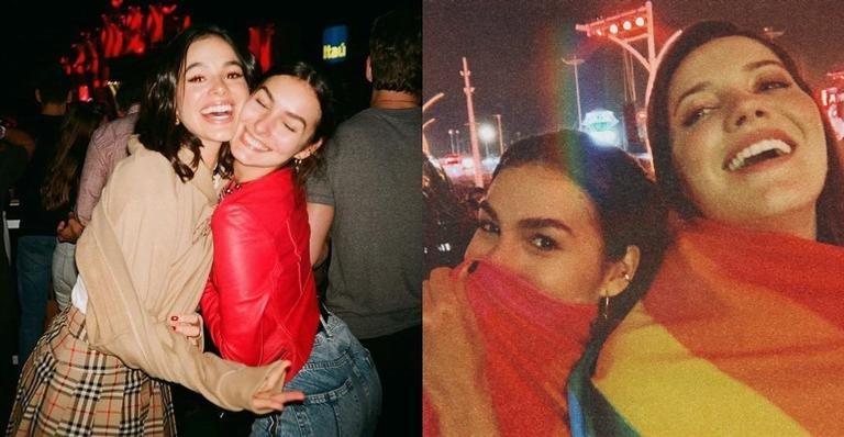 Marina Moschen comemorando o aniversário com Bruna Marquezine e Nathalia Dill - Instagram