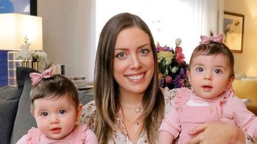 Fabiana Justus e suas filhas, Sienna e Chiara - Reprodução/Instagram