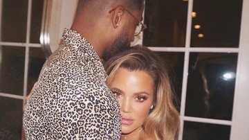 Khloé Kardashian e Tristan Thompson durante festa de aniversário de Koko, em 2017 - Foto/Instagram