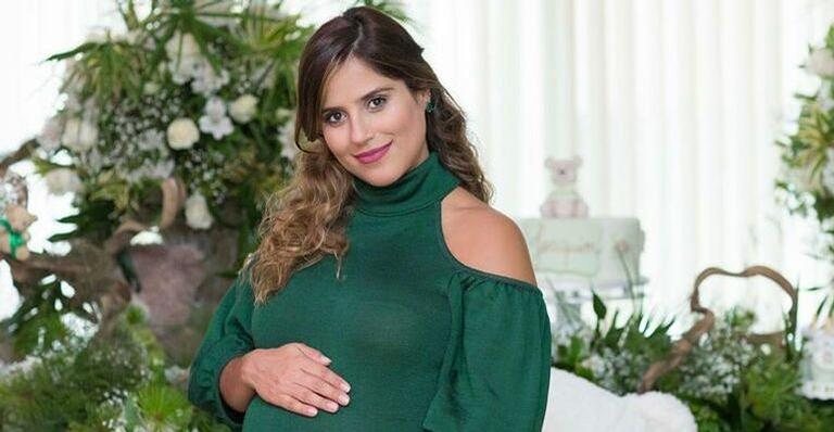 Camilla Camargo no chá de bebê de Joaquim - Agência Brazil News