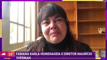 Fabiana Karla chora no 'Se Joga' - Reprodução/TV Globo