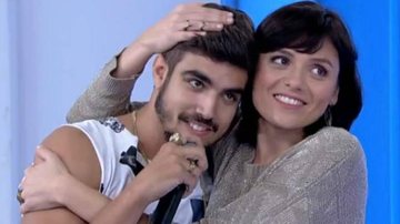 Caio Castro e Monica Iozzi no VídeoShow - TV Globo