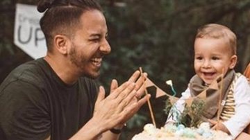 Filho de Júnior Lima rouba a cena ao comemorar aniversário de 1 ano, em 2018 - Foto/Instagram