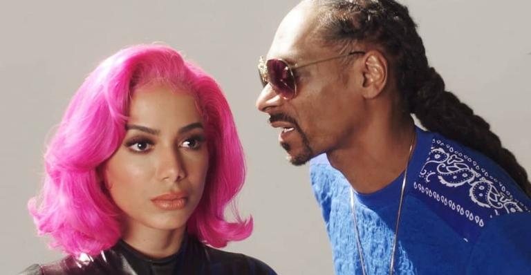Anitta deseja feliz aniversário para o rapper Snoop Dogg - Instagram