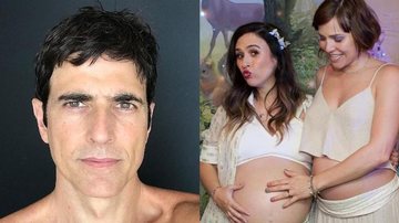 Reynaldo Gianecchini posa com Leticia Colin, Tatá Werneck e Rafael Vitti - Instagram