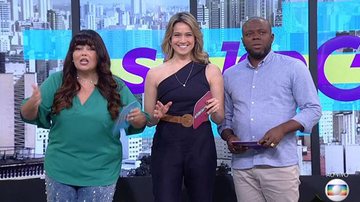 Apresentadoras do Se Joga opinaram sobre o ocorrido com o cantor - Divulgação/TV Globo