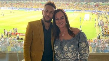 Neymar Jr. e a mãe Nadine Santos - Reprodução/Instagram