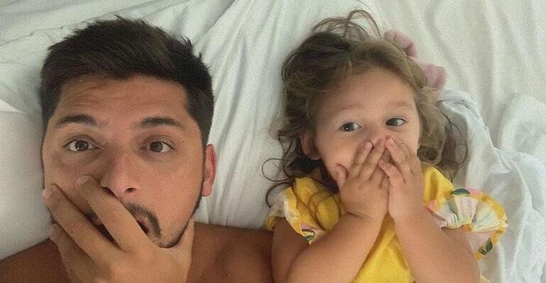 Bruno Gissoni e a filha Madalena - Reprodução/Instagram
