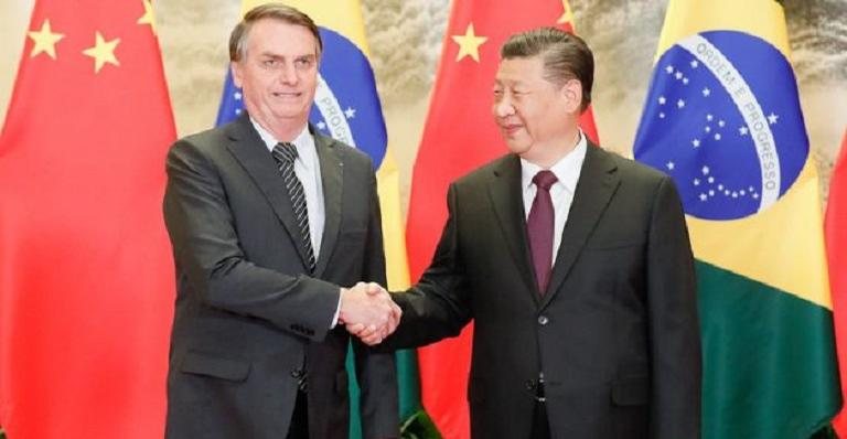 Na capital, Pequim, Jair Bolsonaro se encontra com o presidente chinês, Xi Jinping - Isac Nóbrega/PR