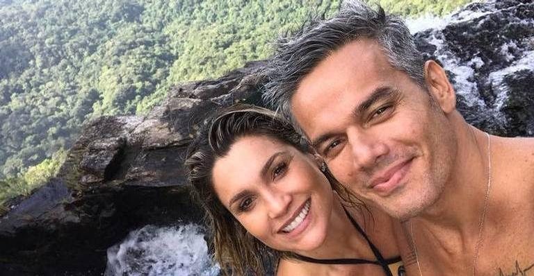 Flávia Alessandra e Otaviano Costa relembram as primeiras noites juntos. - Divulgação/Instagram