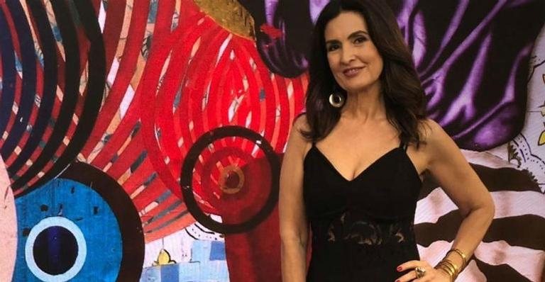Fátima Bernardes recria temporal no Encontro e diverte fãs - Instagram