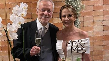 Jornalista Alexandre Garcia se casa aos 79 anos - Instagram/Reprodução