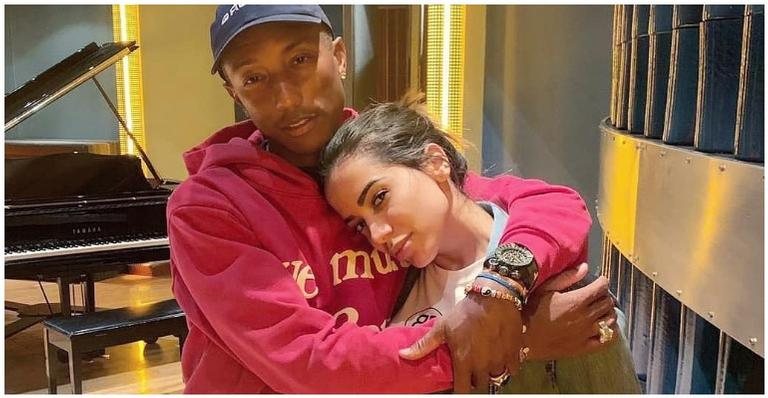 Anitta grava clipe com Pharrell Williams - Instagram