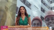 Patrícia Poeta ouviu depoimentos e mostrou velório em São Paulo - Divulgação/TV Globo