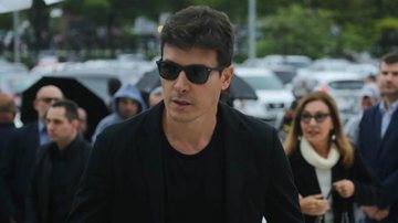 Rodrigo faro chega ao velório de Gugu Liberato - Amauri Nehn/Brazil News