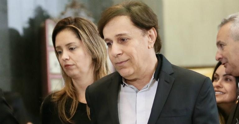 Tom Cavalcanti se emociona no velório de Gugu Liberato - Manuela Scarpa e Marcos Ribas/Brazil News