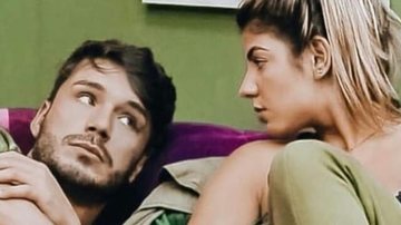 A Fazenda: Lucas Viana tenta beijar Hariany Almeida à força - Instagram